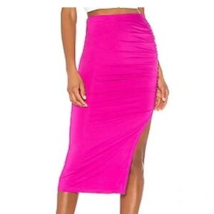 Nwt. Superdown hot pink skirt